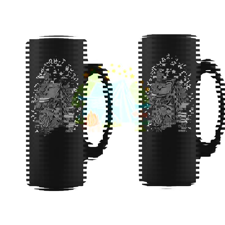 If The Stars Were Made To Worship So Will I Camping Coffee Mug
