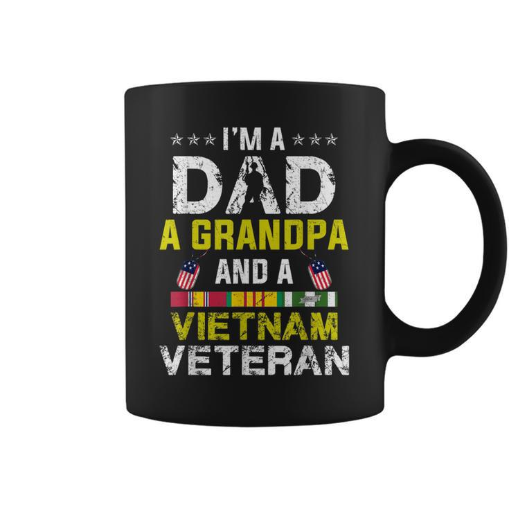 Im A Dad Grandpa And A Vietnam Veteran Fathers Day  Coffee Mug