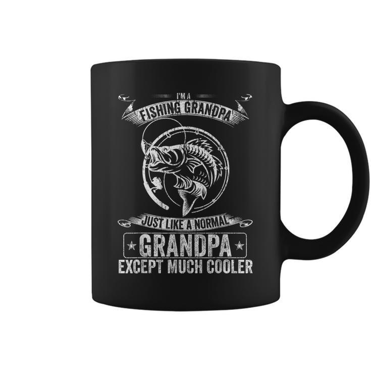 Im A Fishing Grandpa Just Like A Normal Except Much Cooler Coffee Mug