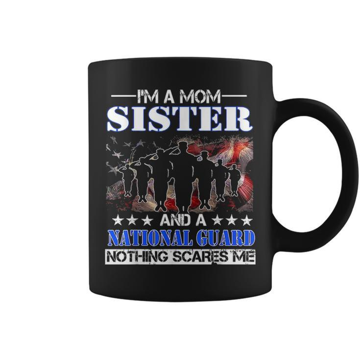 Im A Mom Sister National Guard Fathers Day S Coffee Mug