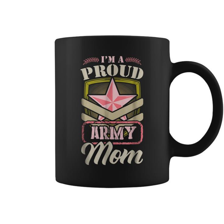 Im A Proud Army Mom Military Navy T Coffee Mug