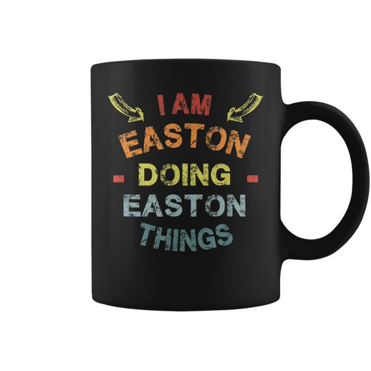 Im Easton Doing Easton Things Cool Funny Christmas Gift  Coffee Mug