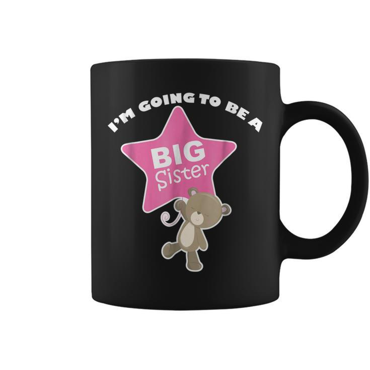 Im Going To Be A Big Sister Pregnancy Reveal Bear Coffee Mug