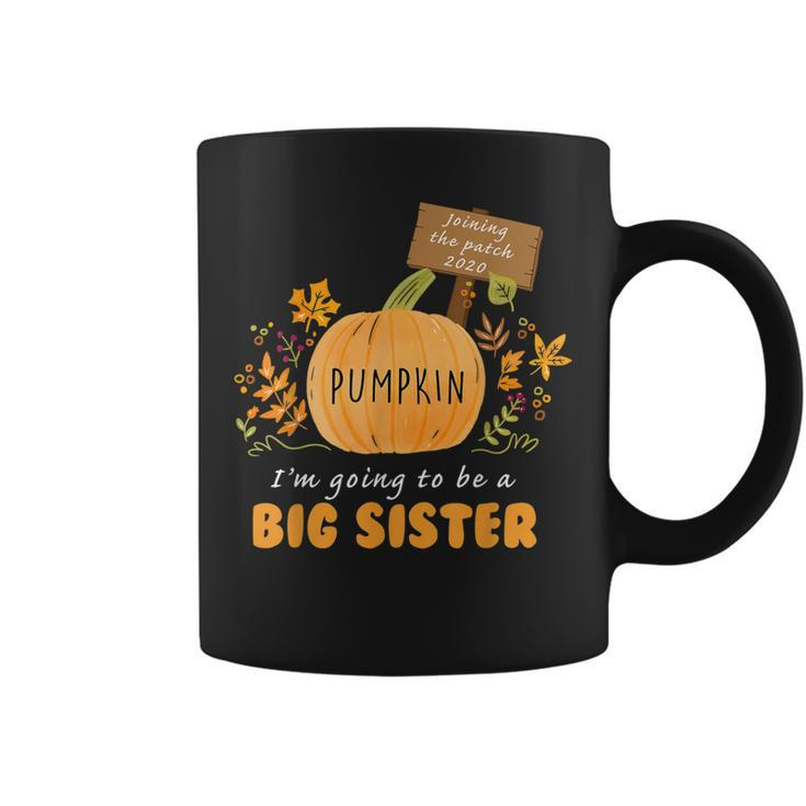 Im Going To Be A Big Sister Pumpkin Joining The Patch 2020 Coffee Mug