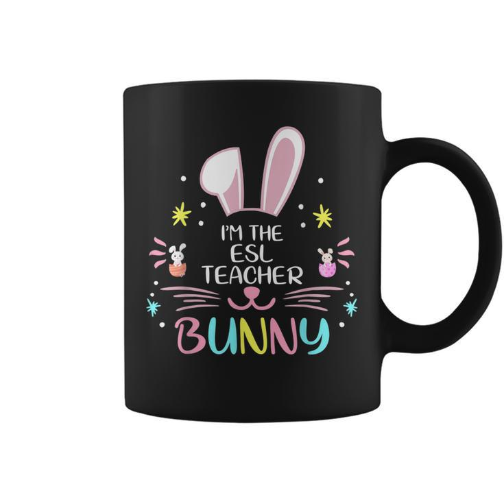 Im The Esl Teacher Bunny Easter Day Rabbit Family Matching  Coffee Mug