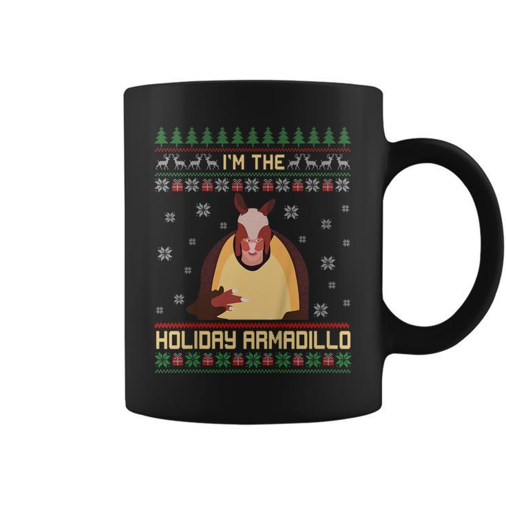Im The Holiday Armadillo Funny Christmas Sweater Ugly X-Mas  Coffee Mug