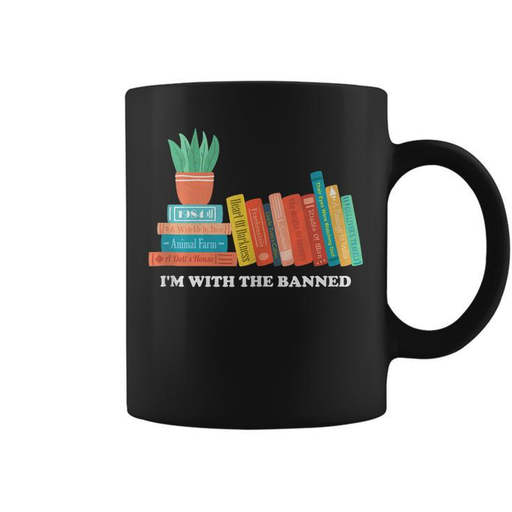 Im With The Banned Books  Coffee Mug