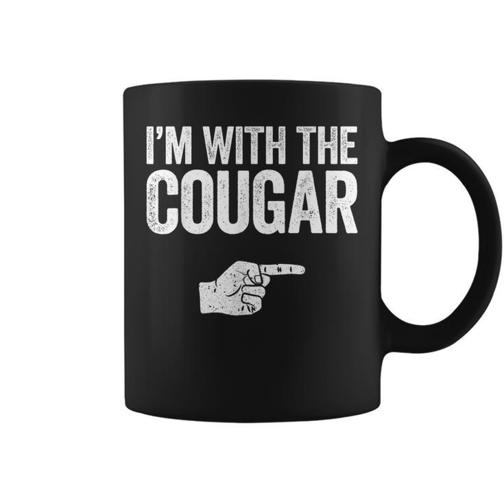 Im With The Cougar  Matching Cougar   Coffee Mug