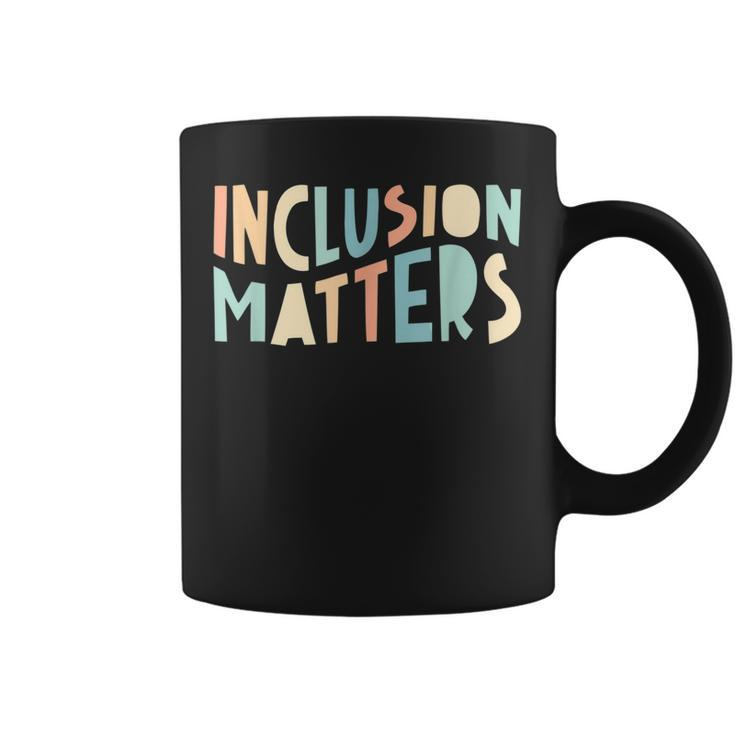 Inclusion Matters Special Education Autism Awareness Teacher  Coffee Mug