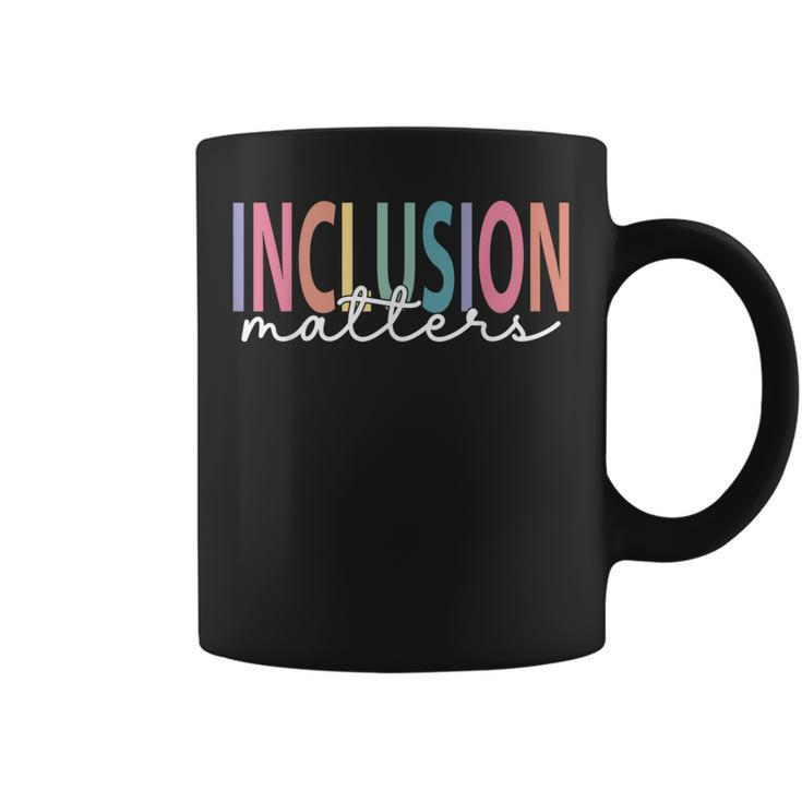 Inclusion Matters Special Education Teacher Women Equality  Coffee Mug