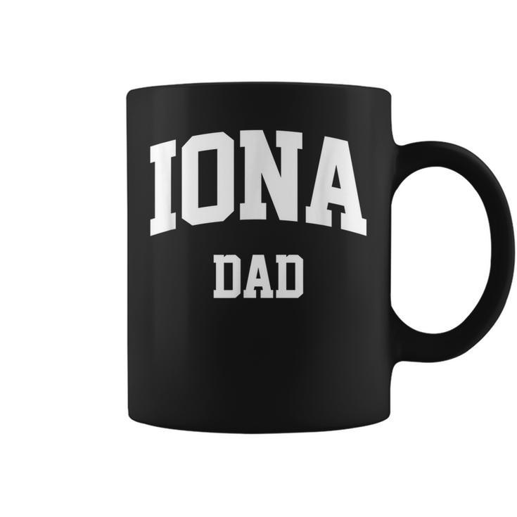 Iona Dad Athletic Arch College University Alumni  Coffee Mug
