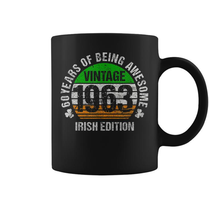 Irish American 60Th Birthday Vintage 1963 Irish Edition  Coffee Mug