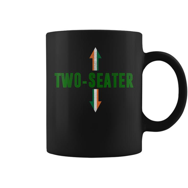 Irish Flag Two Seater Party-Trashy Adult Humor St Patricks  Coffee Mug