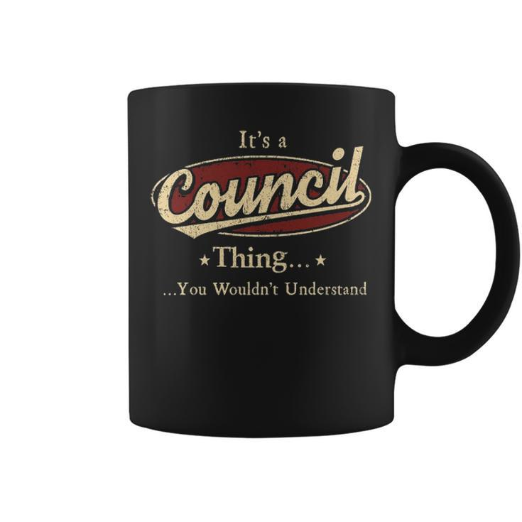 Its A Council Thing You Wouldnt Understand  Personalized Name Gifts  S With Name Printed Council Coffee Mug
