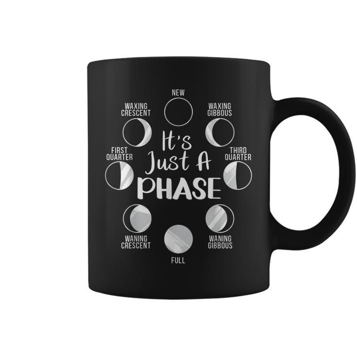 Its Just A Phase Moon Cycle Phases Of The Moon Astronomy Coffee Mug