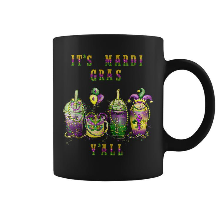 Its Mardi Gras Yall Bourbon Street Party New Orleans  Coffee Mug