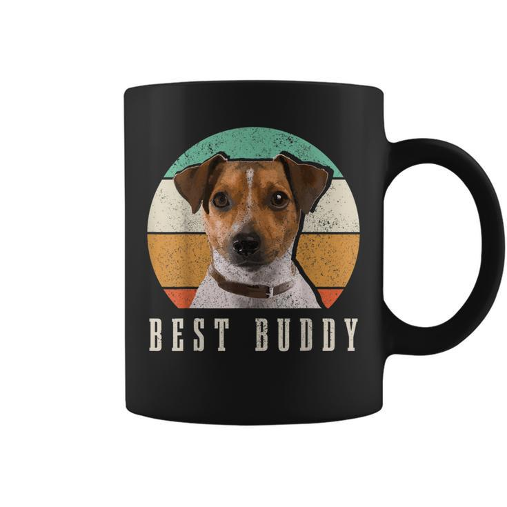 Jack Russell Dad Terrier Mom Best Buddy Retro Vintage Dog Coffee Mug