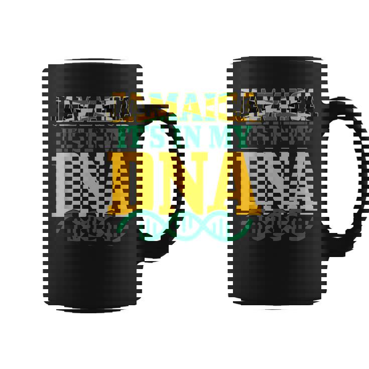 Jamaica Its In My Dna Jamaican Flag Pride Coffee Mug