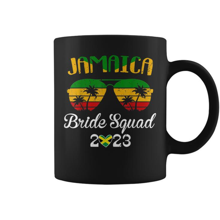 Jamaica Trip 2023 Bride Squad Bachelorette Girls Trip Coffee Mug