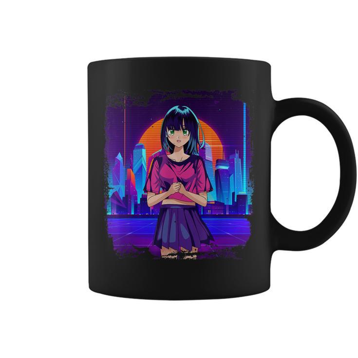 Tazza In Ceramica Vaporwave Estetica - 350 Ml - Stampa Professionale - Idea Regalo Originale