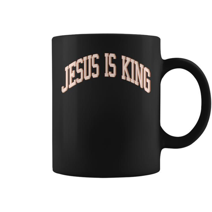 Jesus Is King Love Like Jesus Aesthetic Retro Vintage Women  Coffee Mug