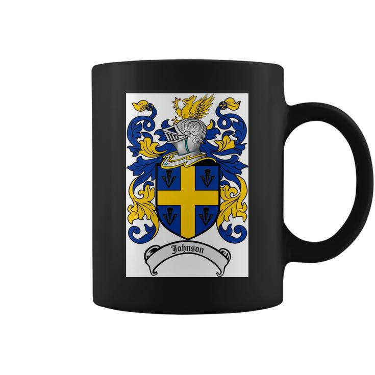 Johnson Family Crest - Coat Of Arms  Coffee Mug