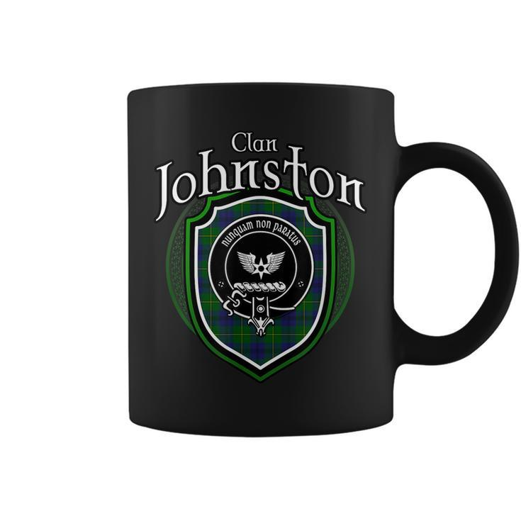 Johnston Clan Crest | Scottish Clan Johnston Family Badge Coffee Mug