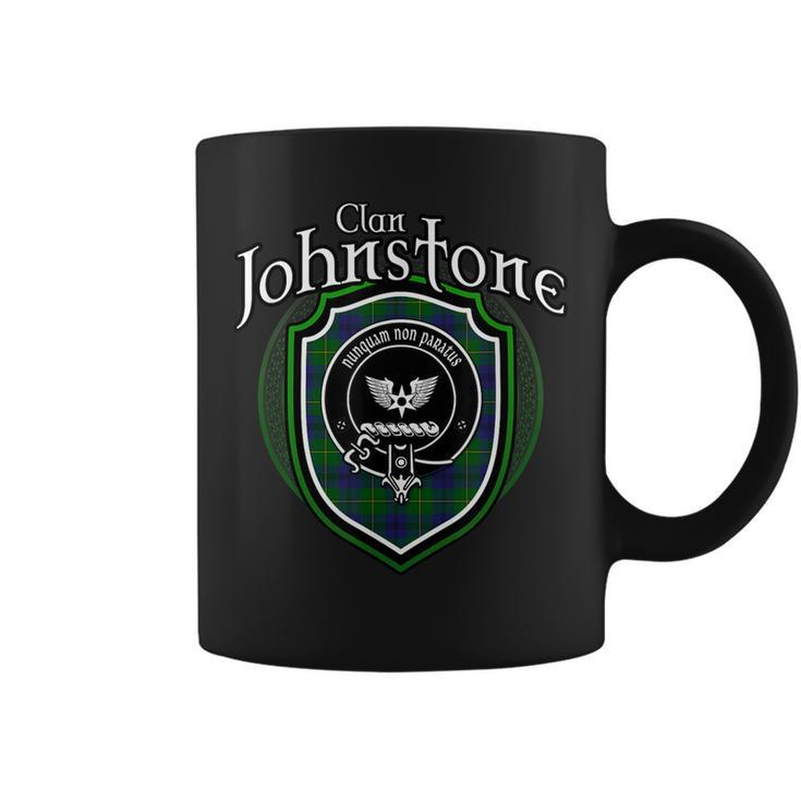 Johnstone Clan Crest | Scottish Clan Johnstone Family Badge Coffee Mug