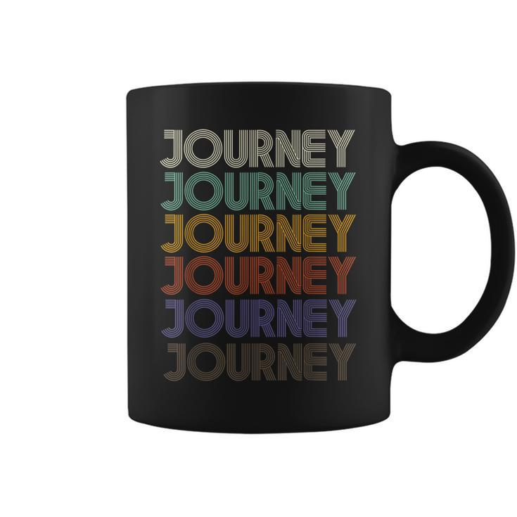 Journey First Name Retro Vintage 90S Stylet  Coffee Mug