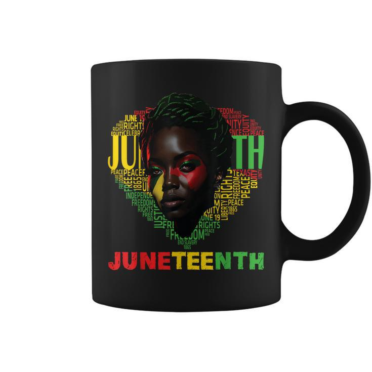 Junenth Celebrating Black Freedom 1865 Black Womens  Coffee Mug