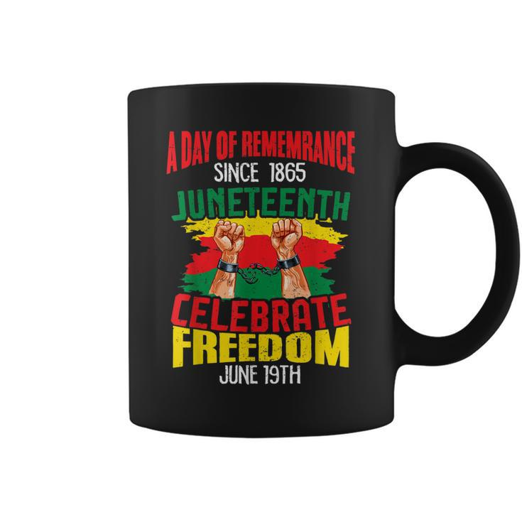 Junenth Since 1865 Celebrate Freedom Afican Womens Mens  Coffee Mug