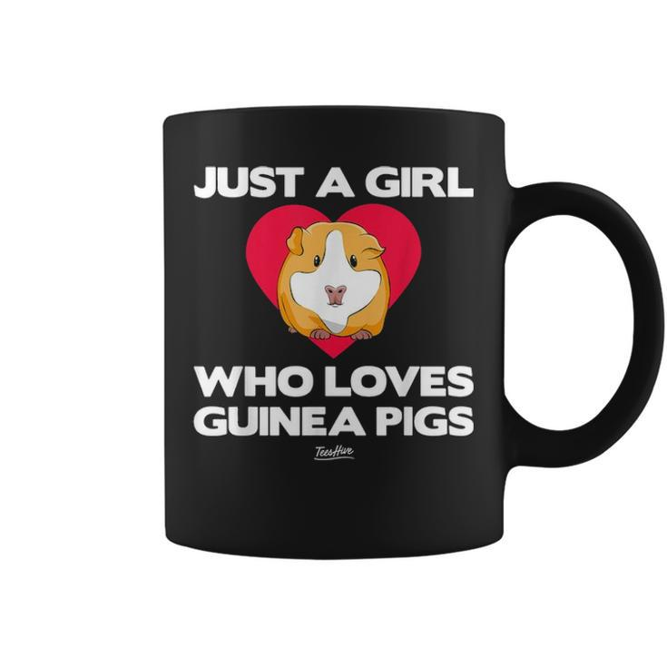 Just A Girl Who Loves Guinea Pig T Mom Guinea Pig Lover Coffee Mug