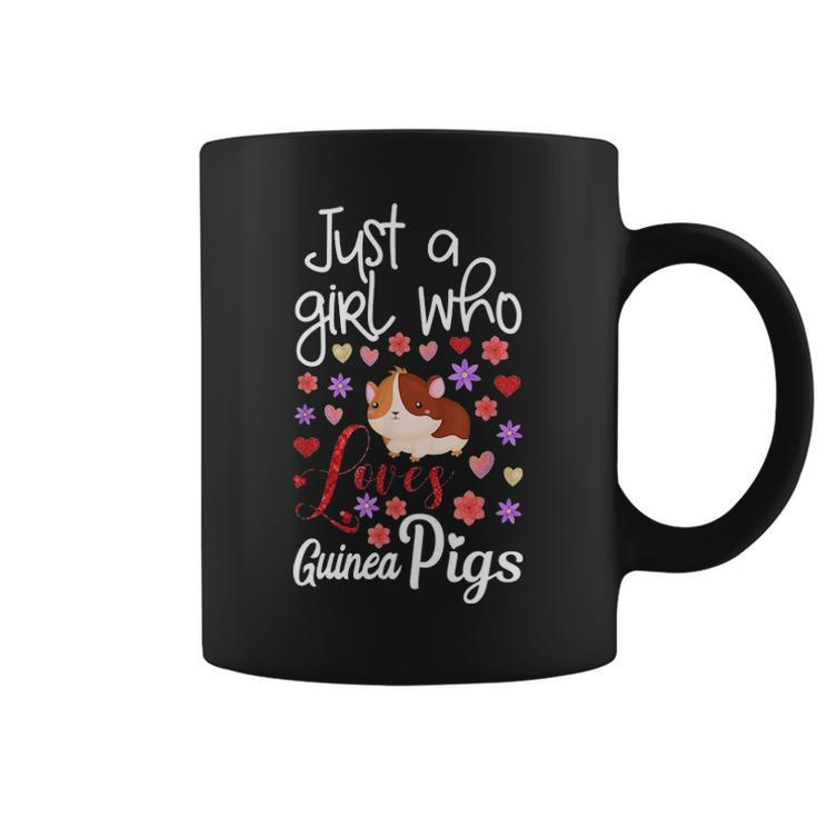 Just A Girl Who Loves Guinea Pigs Gift Mom Daughter Girls Coffee Mug