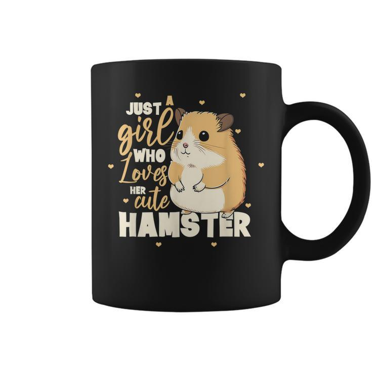 Just A Girl Who Loves Her Cute Hamster National Pet Day  Coffee Mug