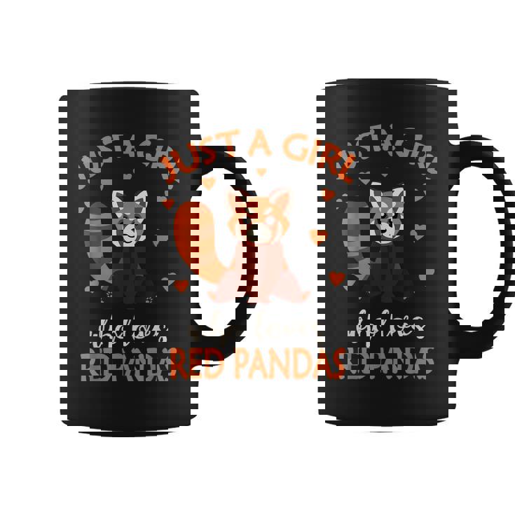 Just A Girl Who Loves Red Pandas Red Panda Girls Kids  Coffee Mug