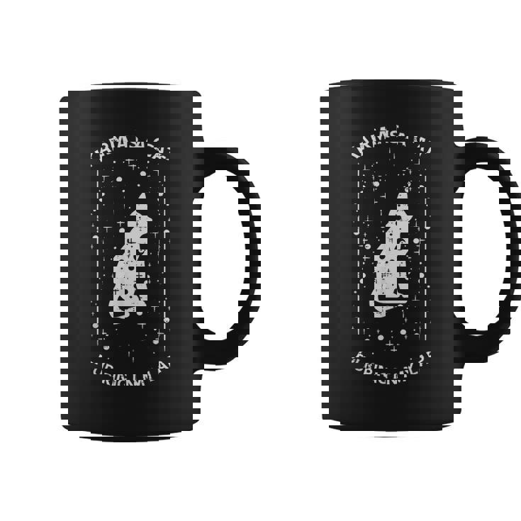 Karma Is Cat Music Funny Celestial Pet Girls Boys Kids Youth  Coffee Mug