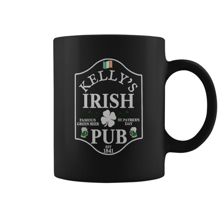 Kellys Irish Pub St Patricks Day Shirt Personalized T Shirt Coffee Mug
