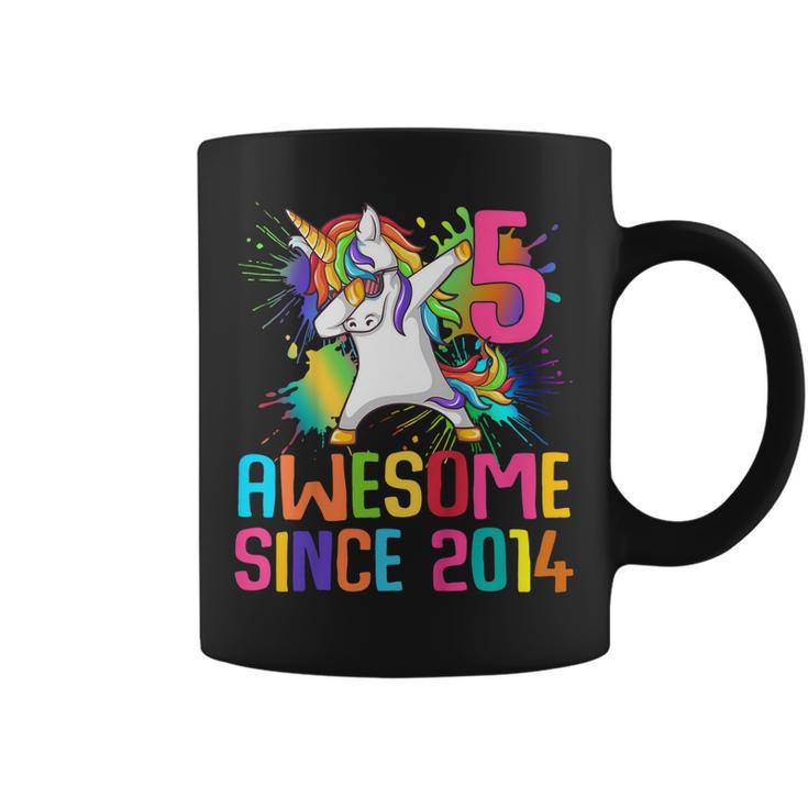 Kids 5 Years Old 5Th Birthday Unicorn Shirt Girl Daughter Gift Pa V2 Coffee Mug