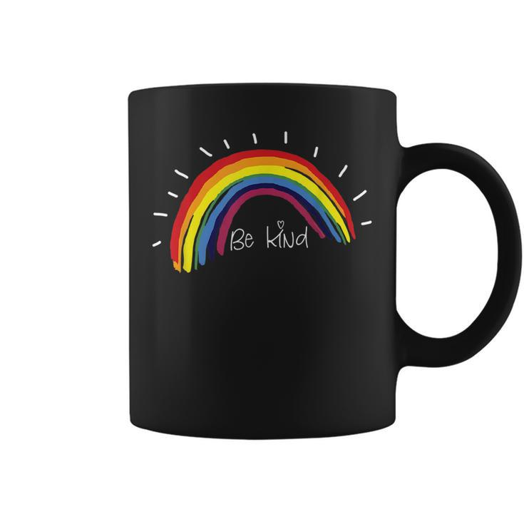 Kindness Rainbow Positive Message - Be Kind  Coffee Mug