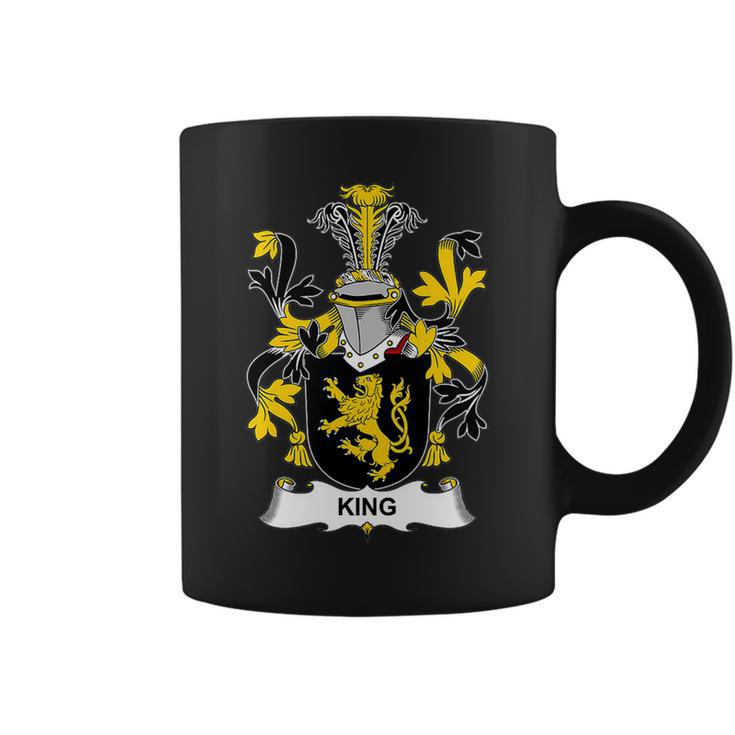 King Coat Of Arms  Family Crest  Coffee Mug