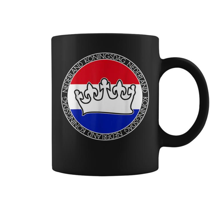 Kings Day Netherlands  I Holland Flag With King Crown Coffee Mug