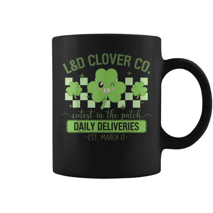 L&D Clover Co Funny St Patricks Day Labor And Delivery  Coffee Mug