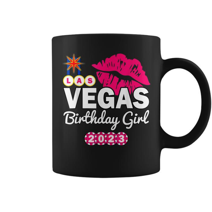 Las Vegas Girls Trip 2023 Cruise Trip Matching Birthday Girl  Coffee Mug
