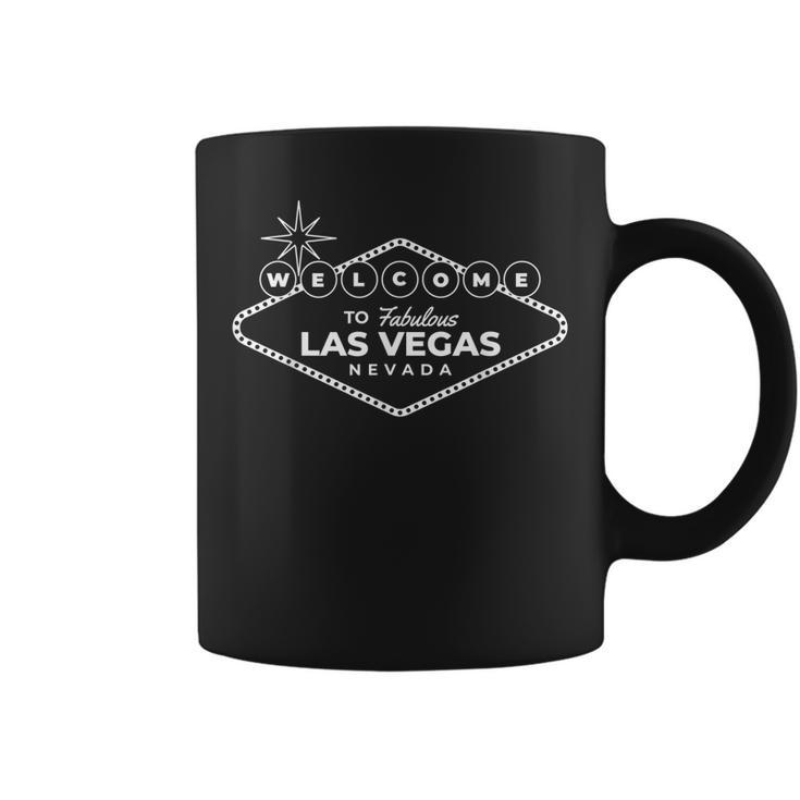Las Vegas Travel Souvenir Sign Design Vacation Tourist Visit  Coffee Mug