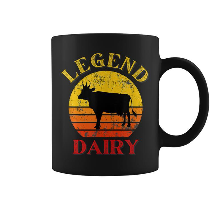 Legend Dairy Cow A Legend On The Farm Coffee Mug
