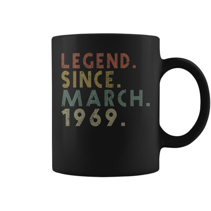 Legend Since March 1969 Shirt - Age 50Th Birthday Gift Coffee Mug