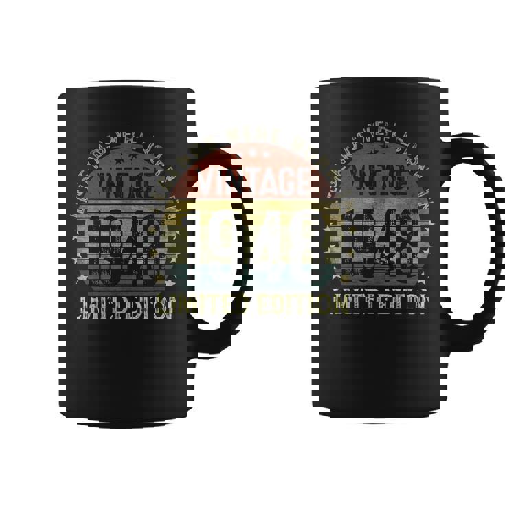 Legends Born In 1948 Vintage 75Th Birthday 75 Years Old Coffee Mug