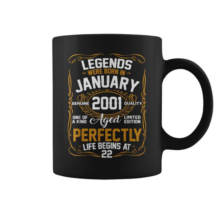 Legends January 2001 Gift 22 Year Old 22Nd Birthday Gifts  Coffee Mug