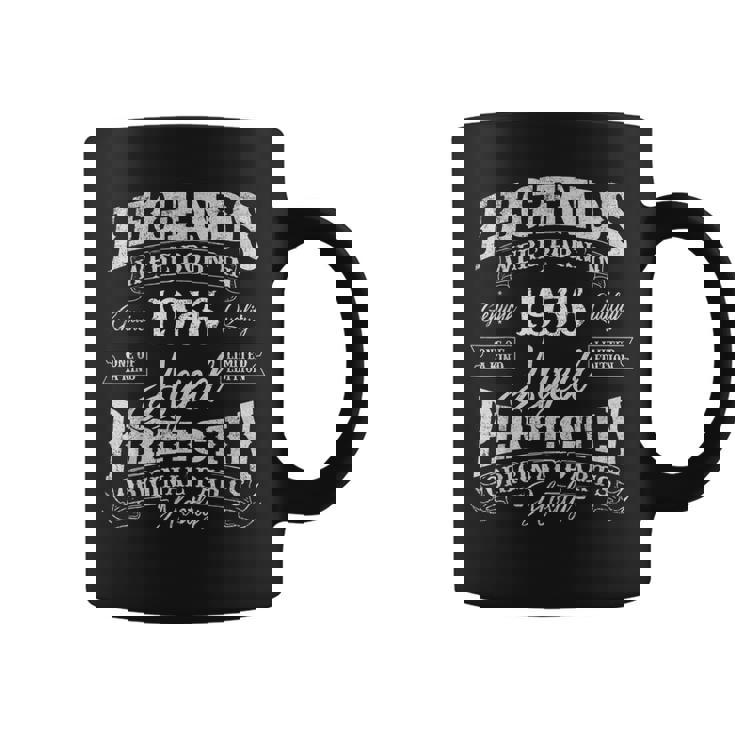 Legends Were Born In 1936 Year Of Birth Birthday  Coffee Mug