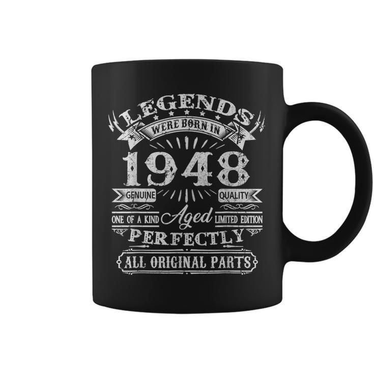 Legends Were Born In 1948 75 Year Old Gifts 75Th Birthday  Coffee Mug